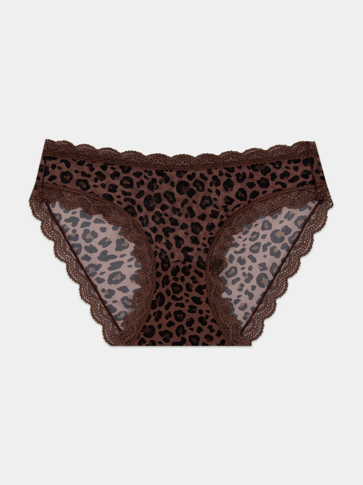 Mesh Original Knicker - Chocolate Leopard - Image 8