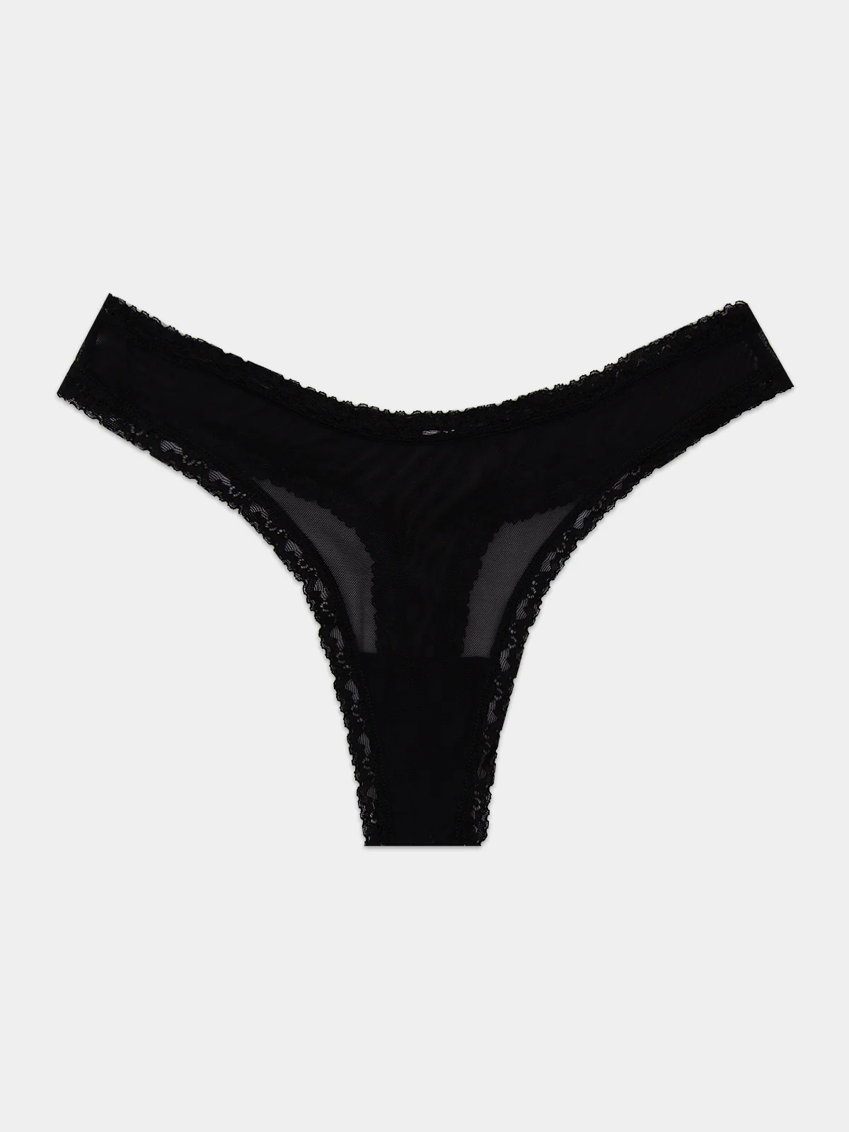 Mesh Thong - Black - Image 5