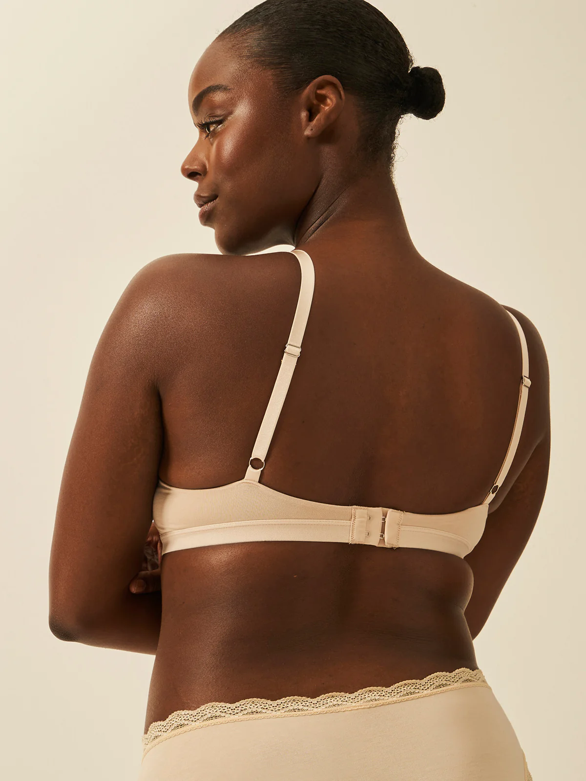 Smooth Sculpt Padded Bra - Sand - Image 3