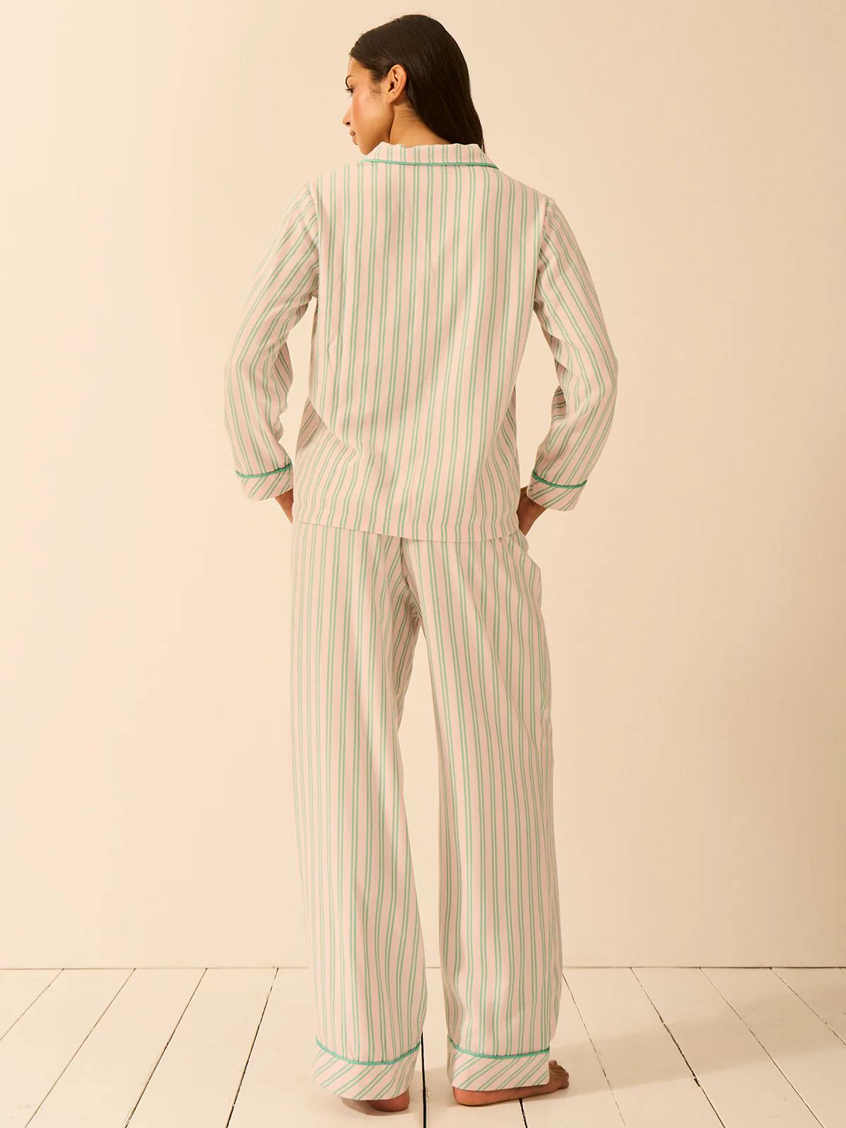 Soft Brushed Woven Pyjama Bottoms - Lady Garden - Image 4