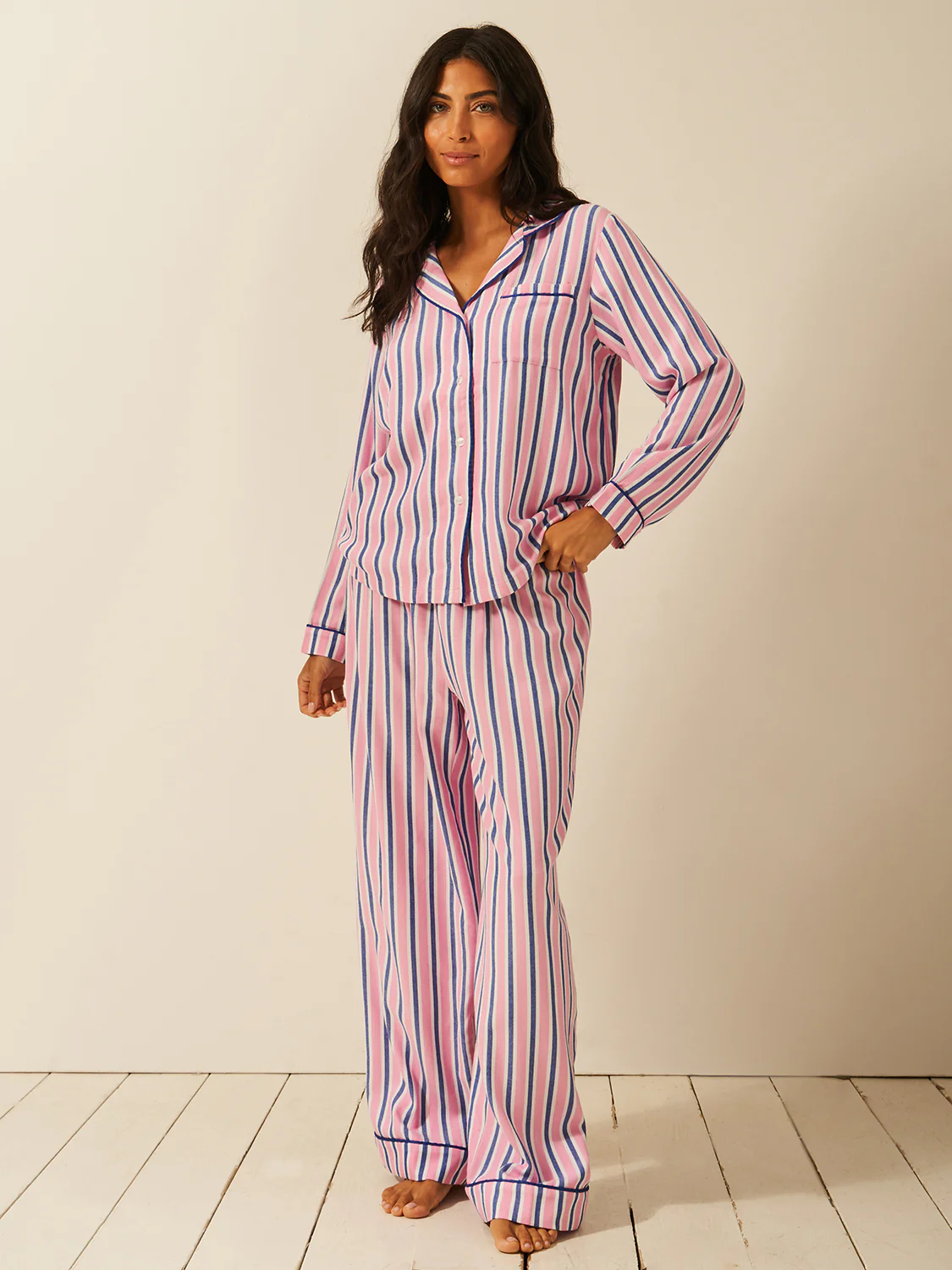 Soft Brushed Woven Pyjama Bottoms - Lazy Sunday - Image 5