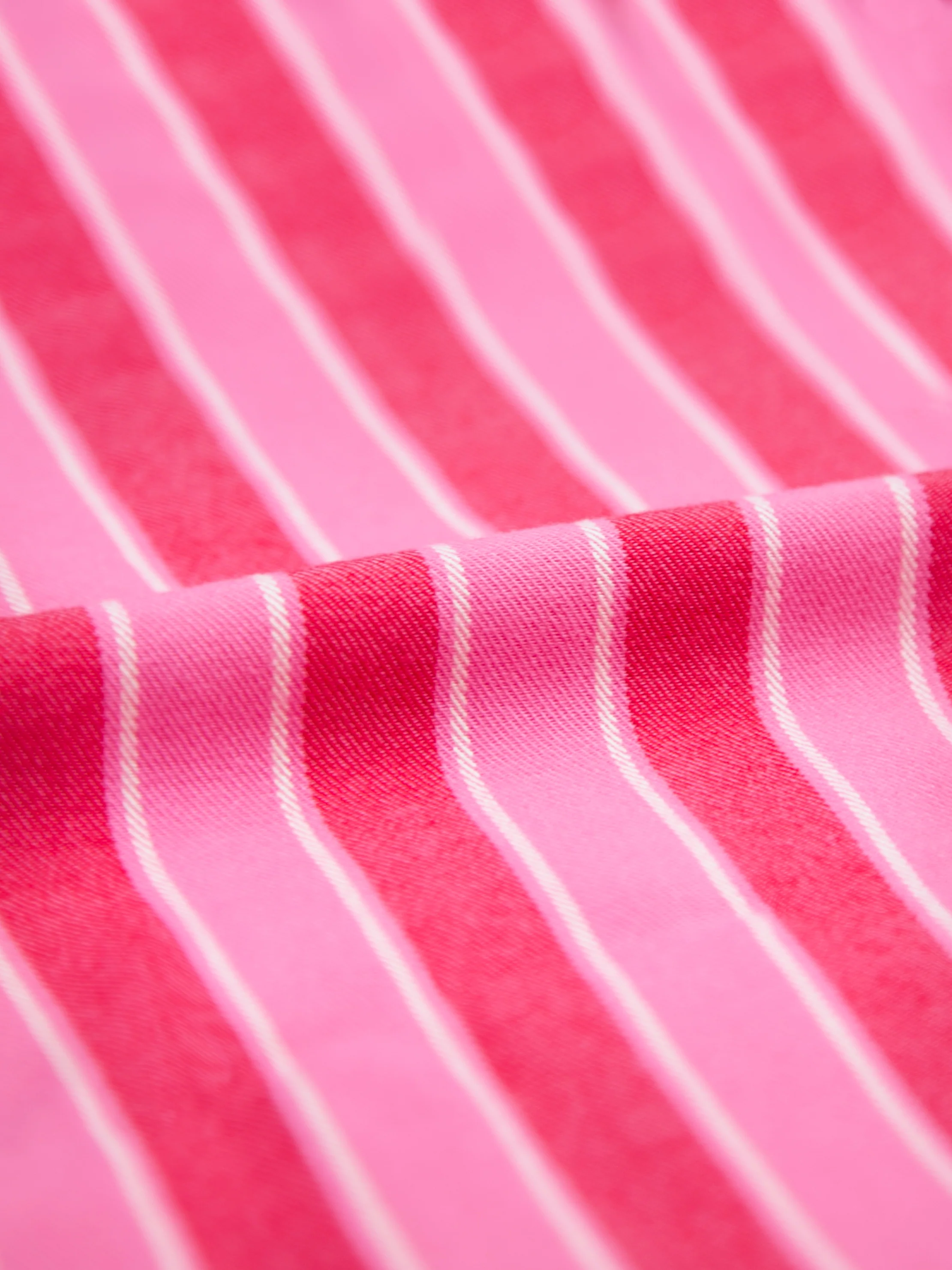 Soft Brushed Woven Pyjama Bottoms - Candy Pop Stripe - Image 6