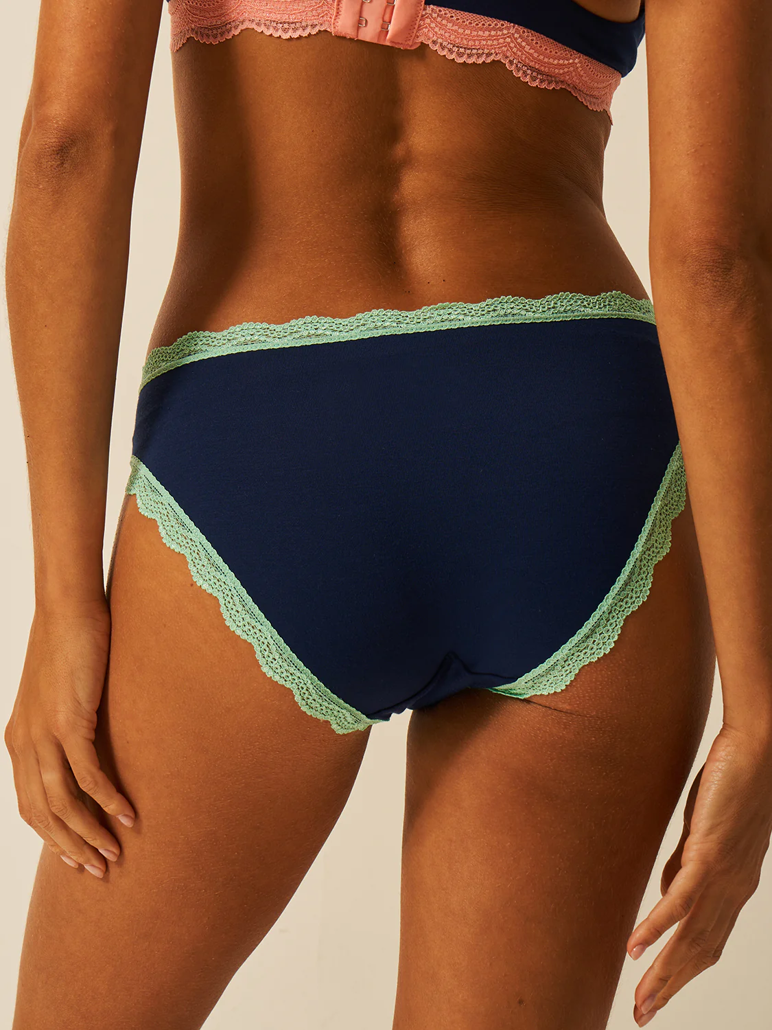 The Original Knicker Four Pack - Navy Pastels - Image 5