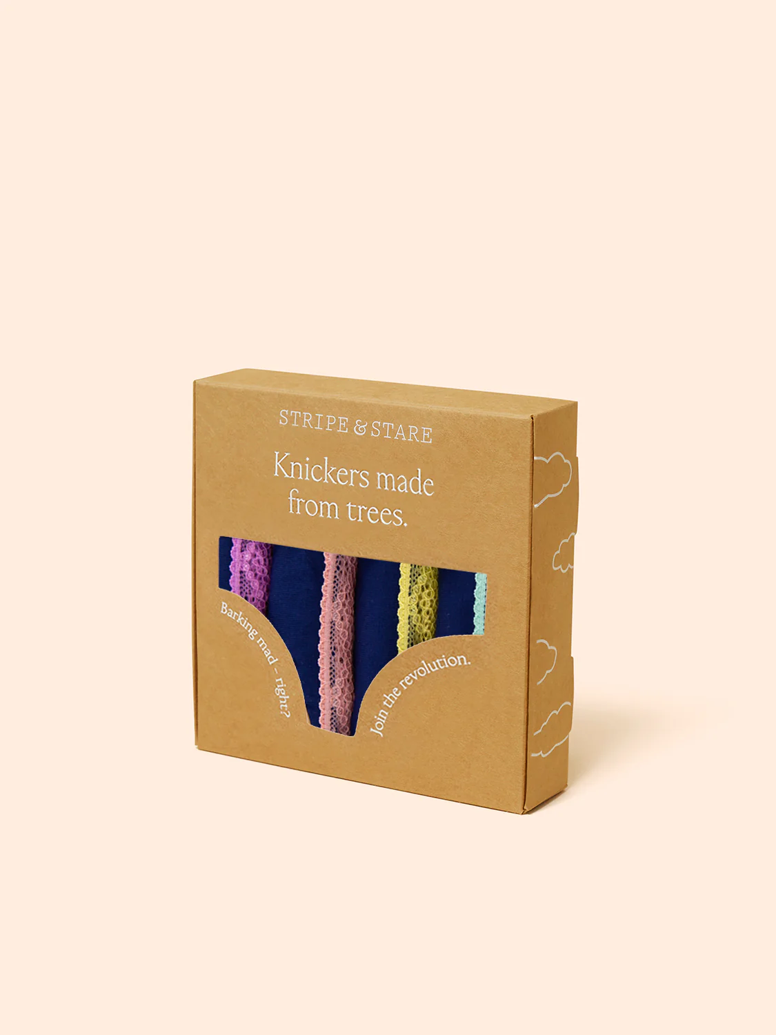 The Original Knicker Four Pack - Navy Pastels - Image 8