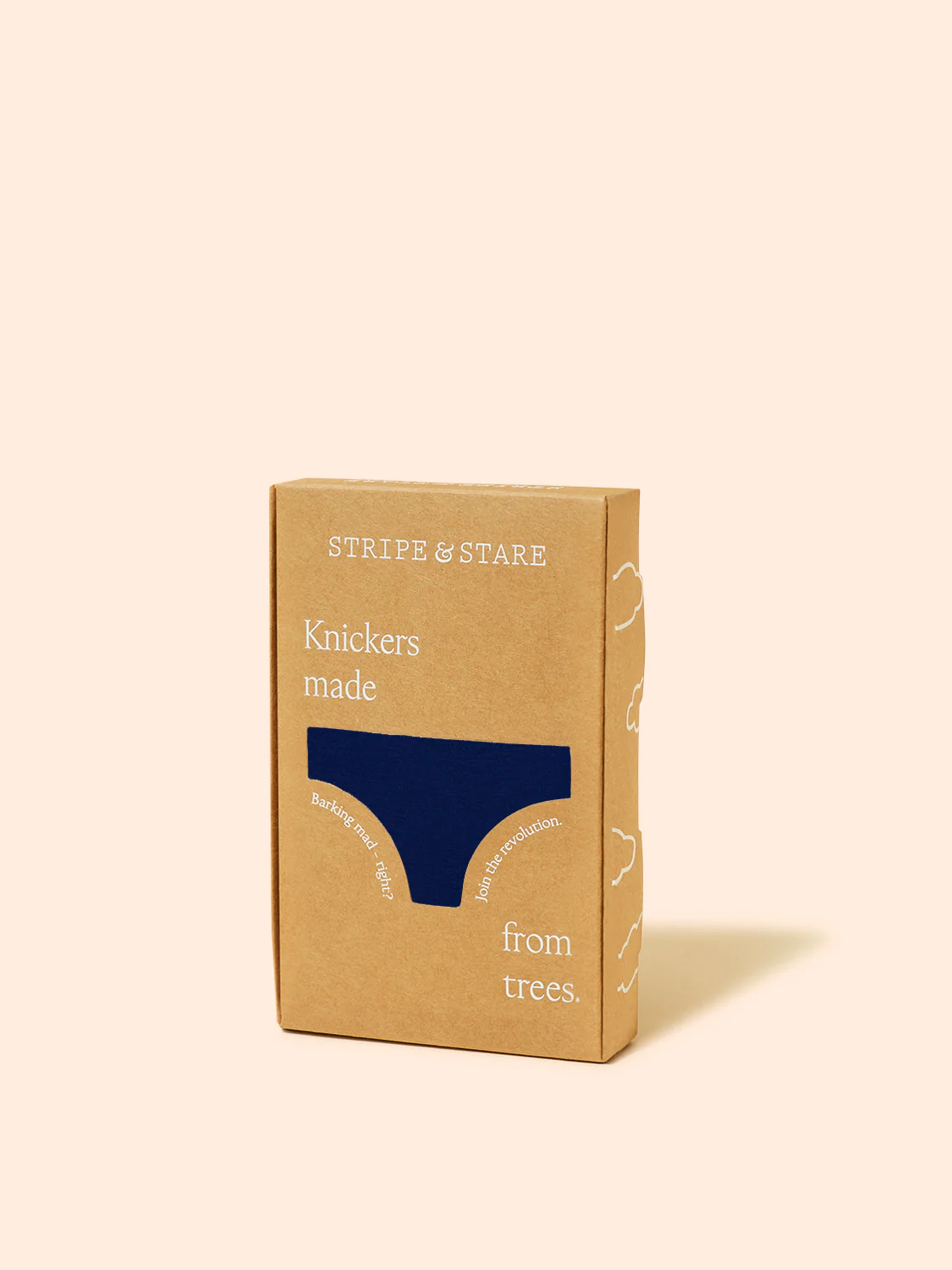 The Original Knicker - Navy & Neon Peach - Image 11