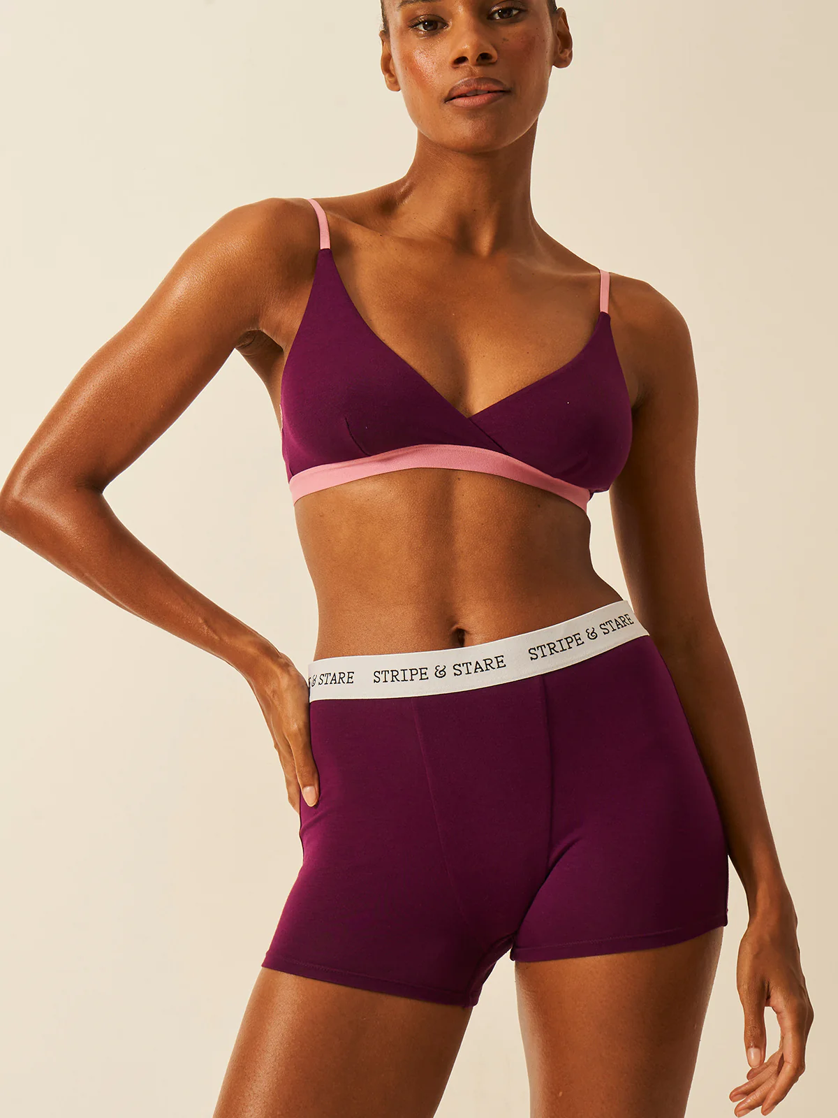 Women's Boxer - Black Cherry - Image 5