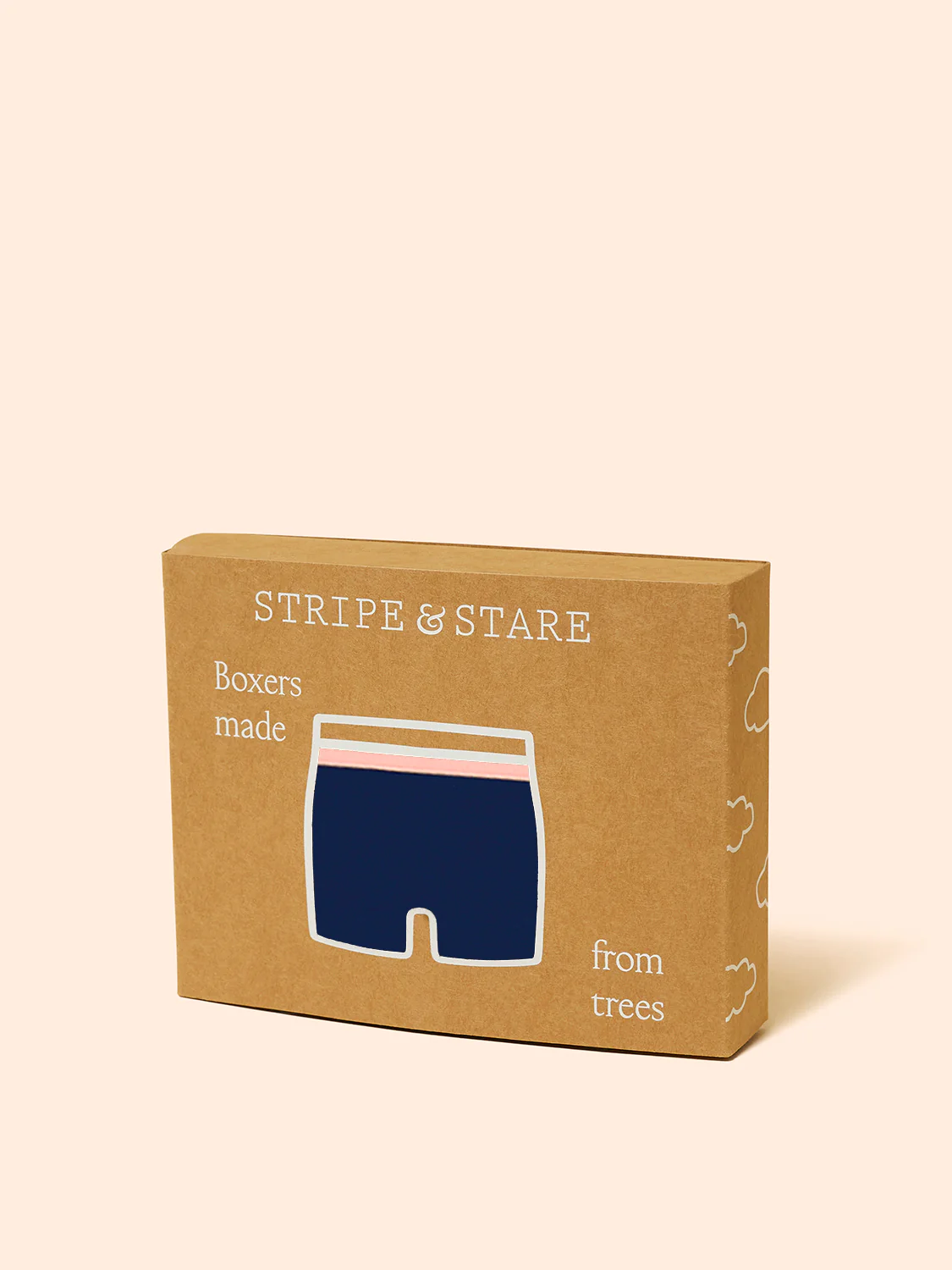 Women's Boxer - Navy & Neon Peach - Image 7