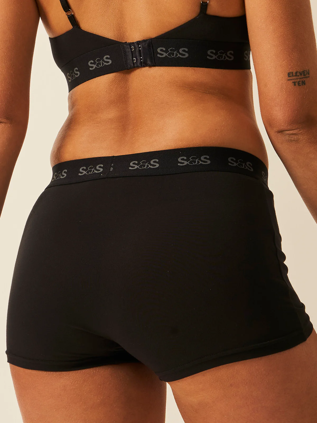Women's Boxer - The Logo Edit Black - Image 2