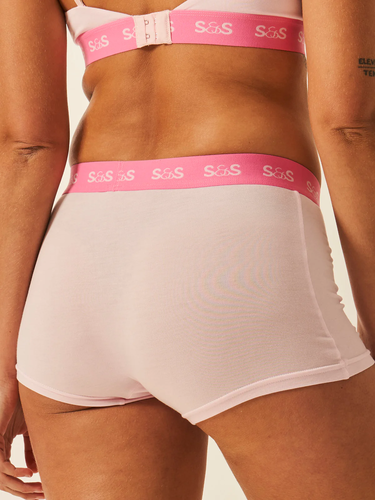 Women's Boxer - The Logo Edit Pink - Image 2