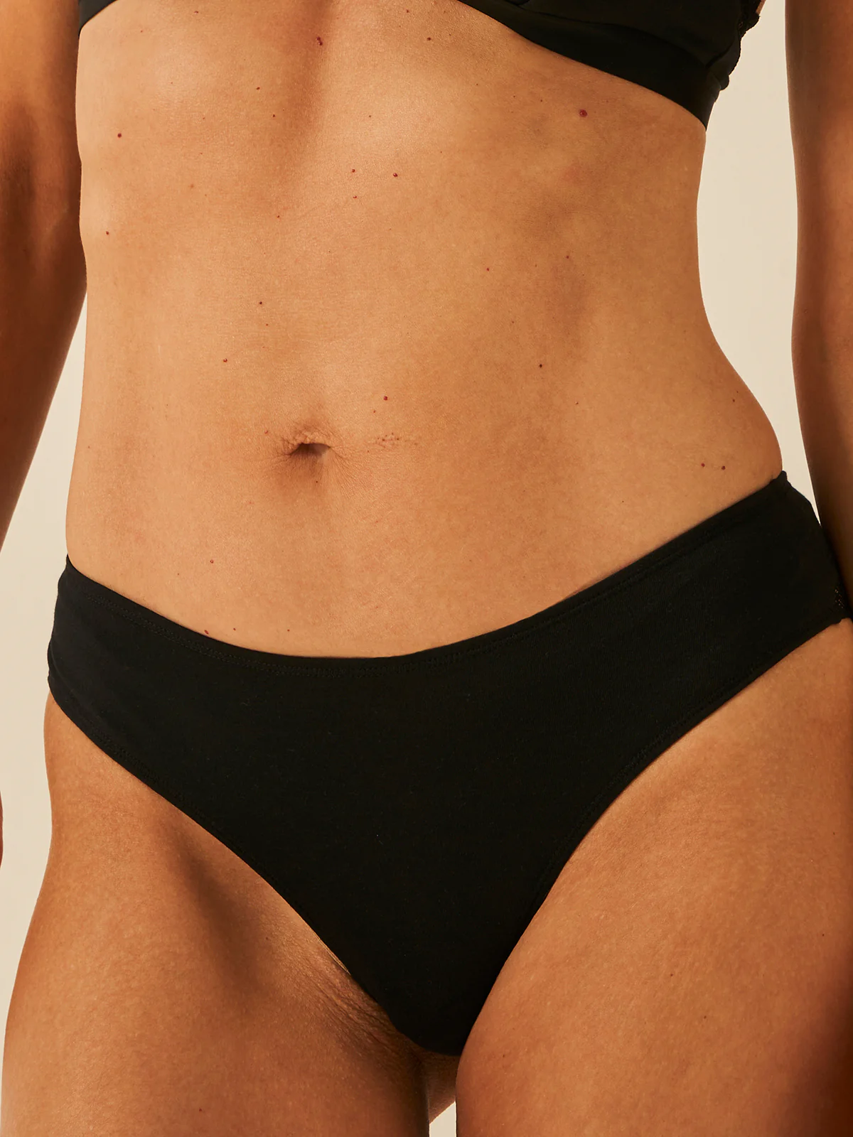 ZigZag Lace Brazilian Knicker Four Pack - Black - Image 3