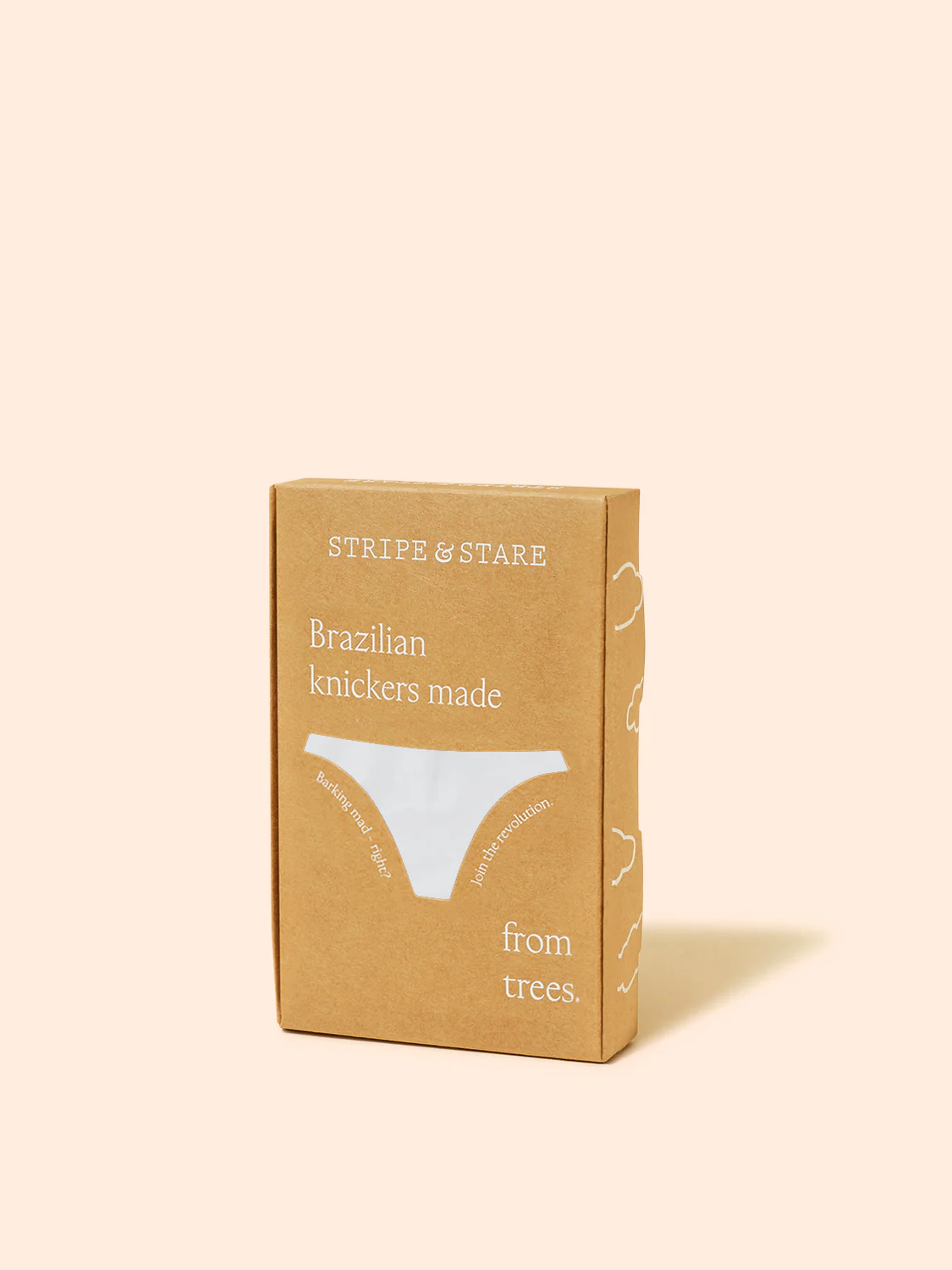 ZigZag Lace Brazilian Knicker - White - Image 6