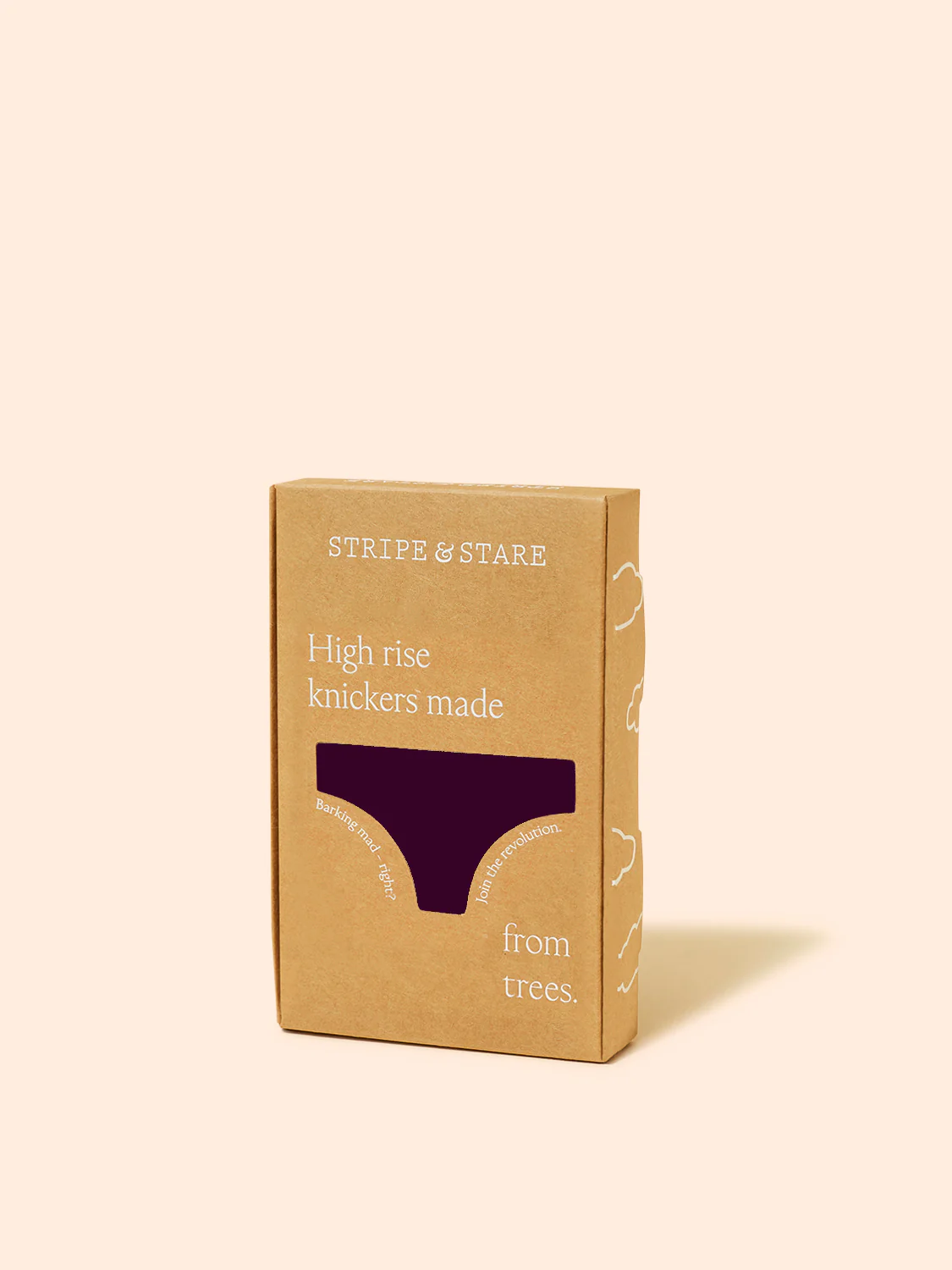 ZigZag Lace High Rise Knicker - Black Cherry - Image 6