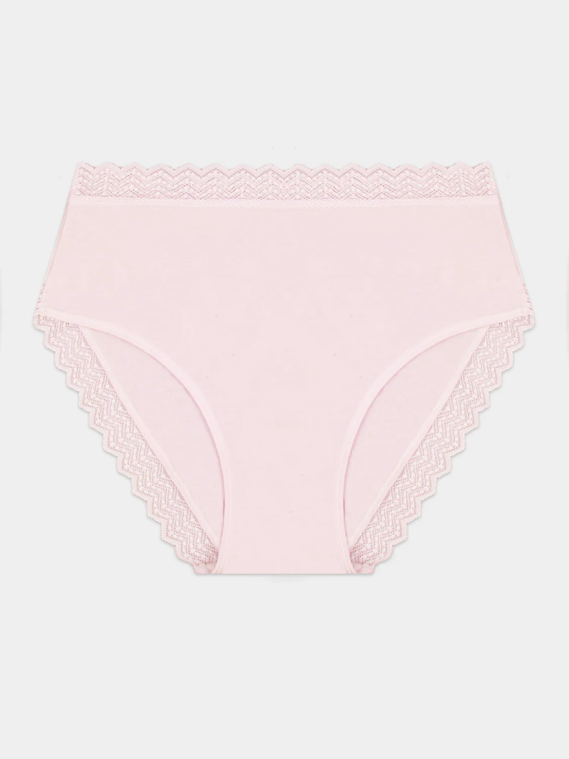 ZigZag Lace High Rise Knicker - Pink-a-Boo - Image 7