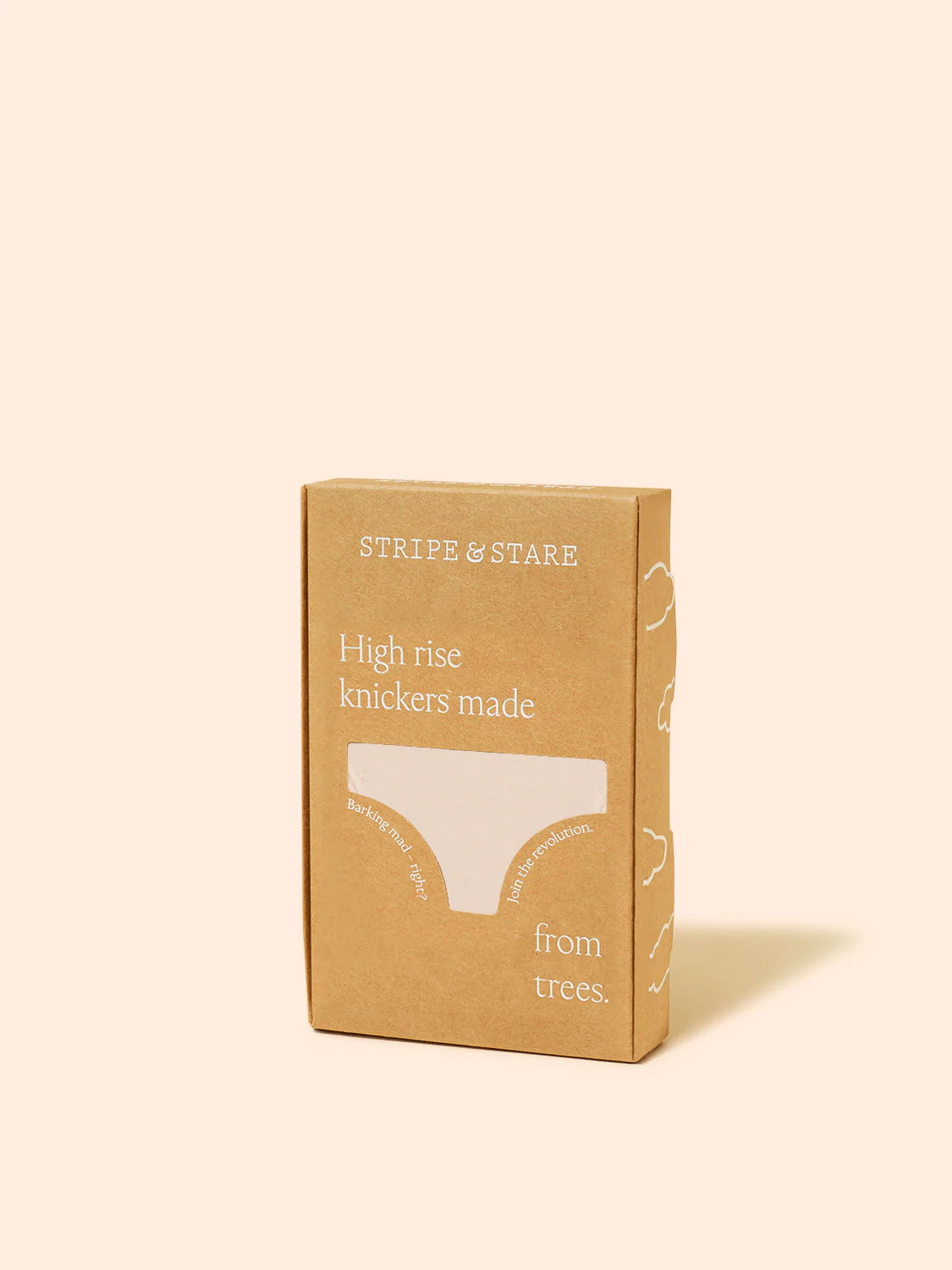 ZigZag Lace High Rise Knicker - Sand - Image 6