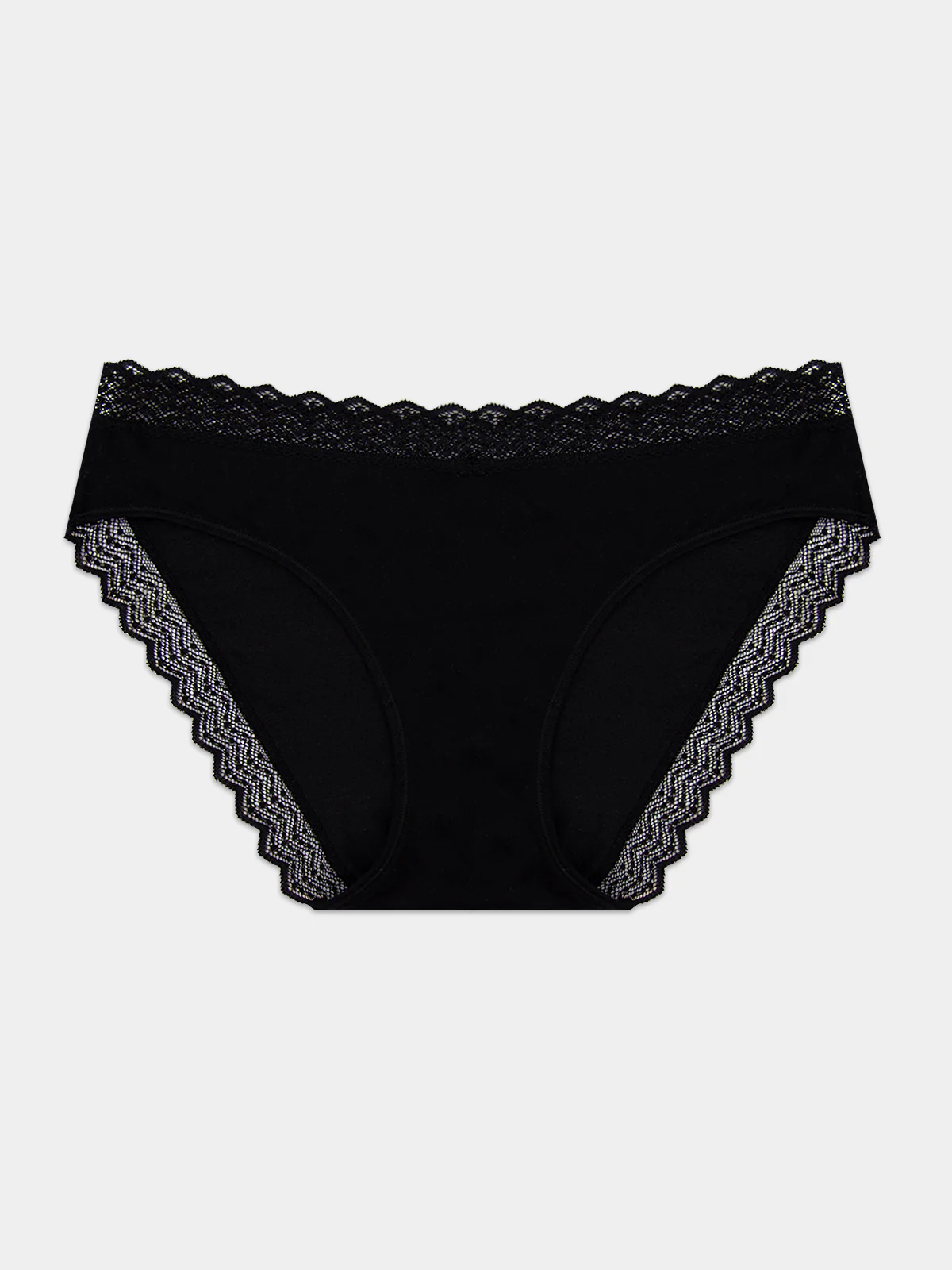 ZigZag Lace Original Knicker - Black - Image 10