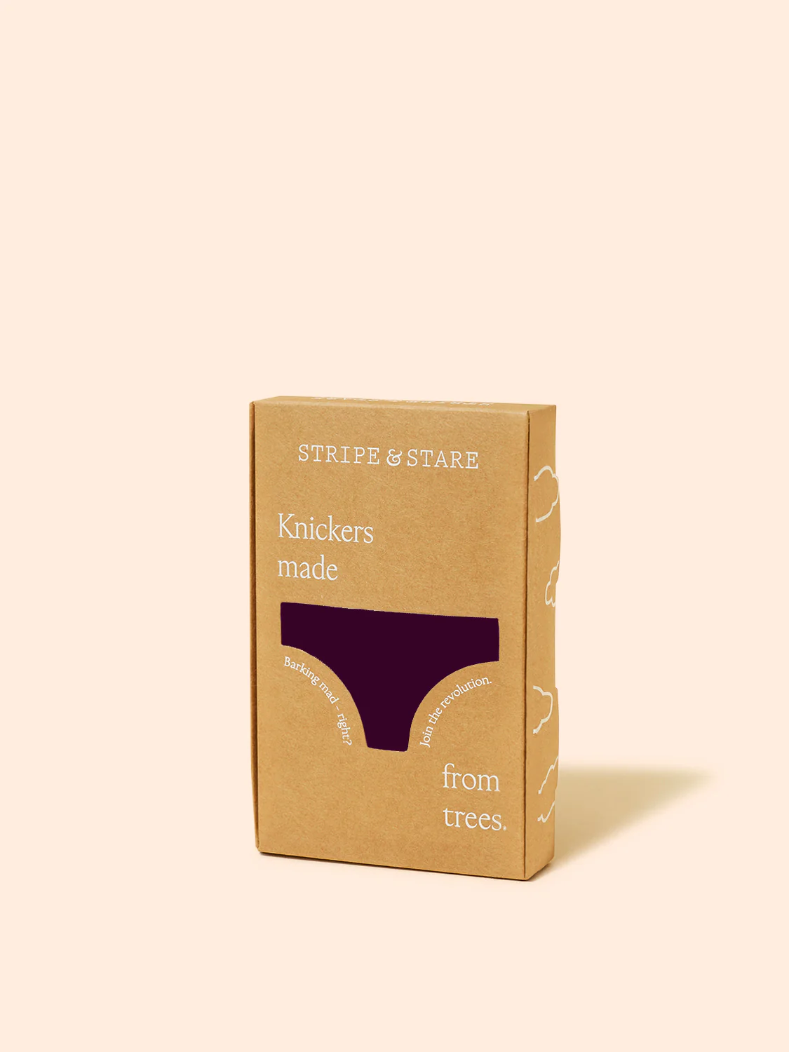 ZigZag Lace Original Knicker - Black Cherry - Image 7