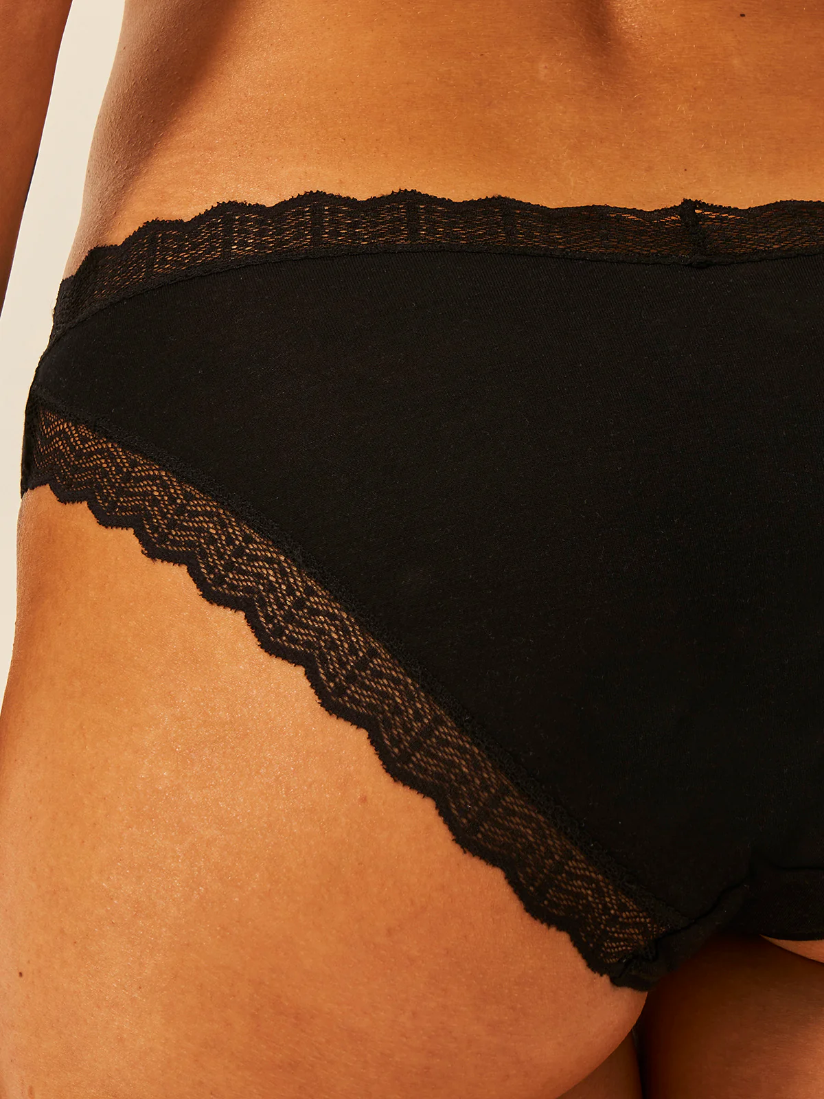 ZigZag Lace Original Knicker Four Pack - Black - Image 5