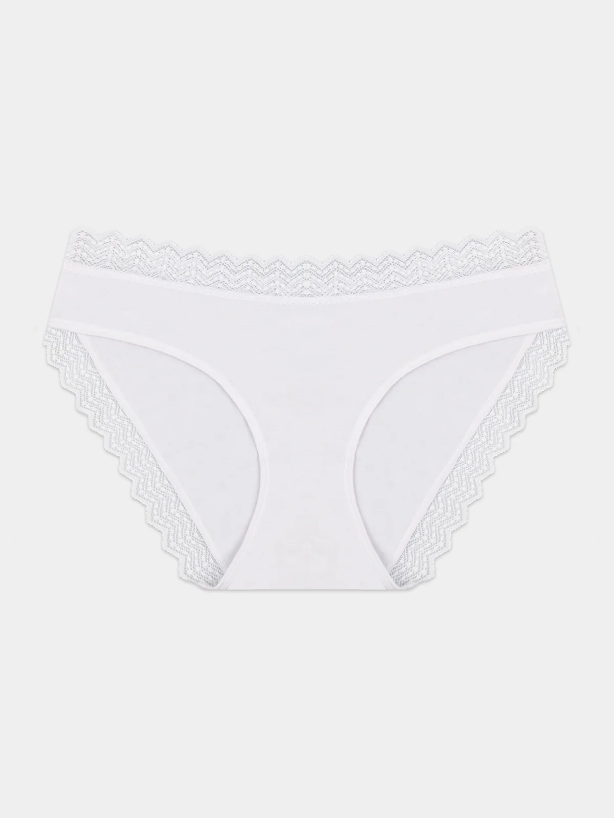 ZigZag Lace Original Knicker - White - Image 6