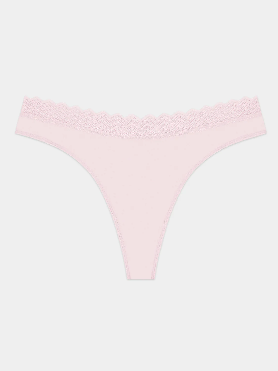ZigZag Lace Thong - Pink-a-Boo - Image 4